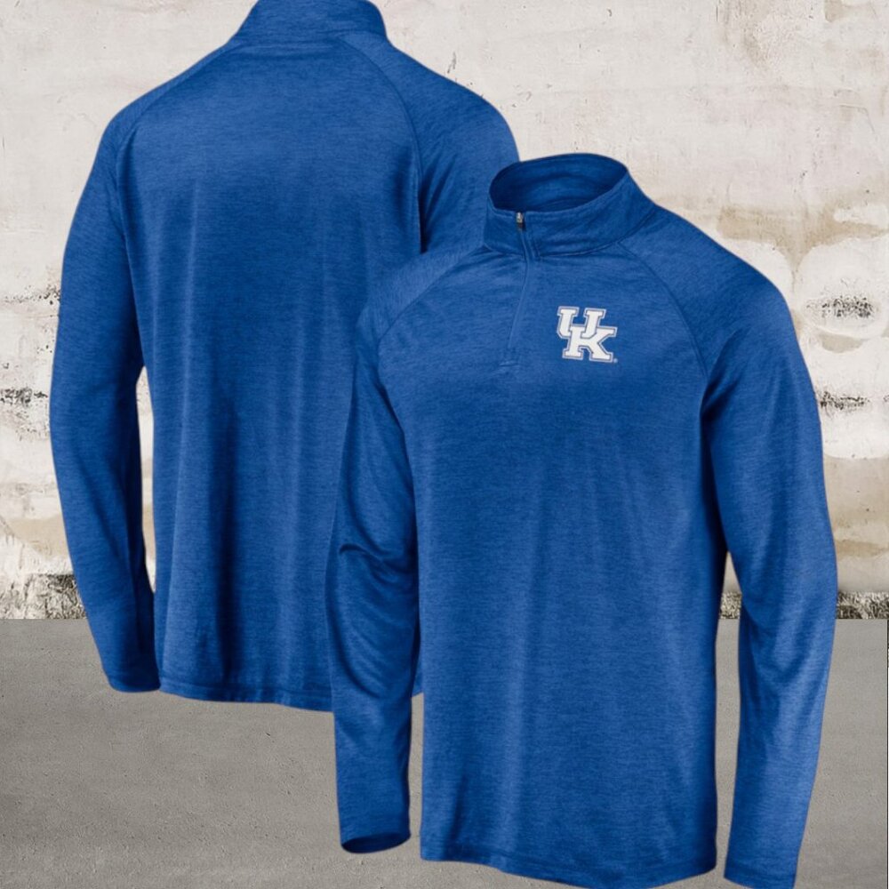 Top of the World Kentucky Wildcats Lightweight Quarter-Zip Top Royal XXL